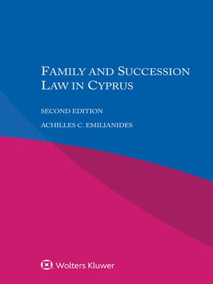 cover image of Family and Succession Law in Cyprus